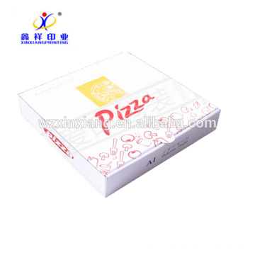 Caja de pizza de papel a granel de Brown Kraft personalizada